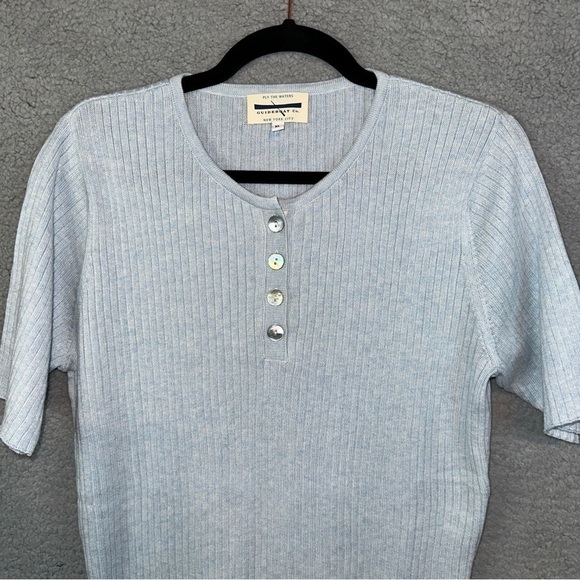 Guideboat Co Ply The Waters Short Sleeve Sweater Top - Picture 5 of 8